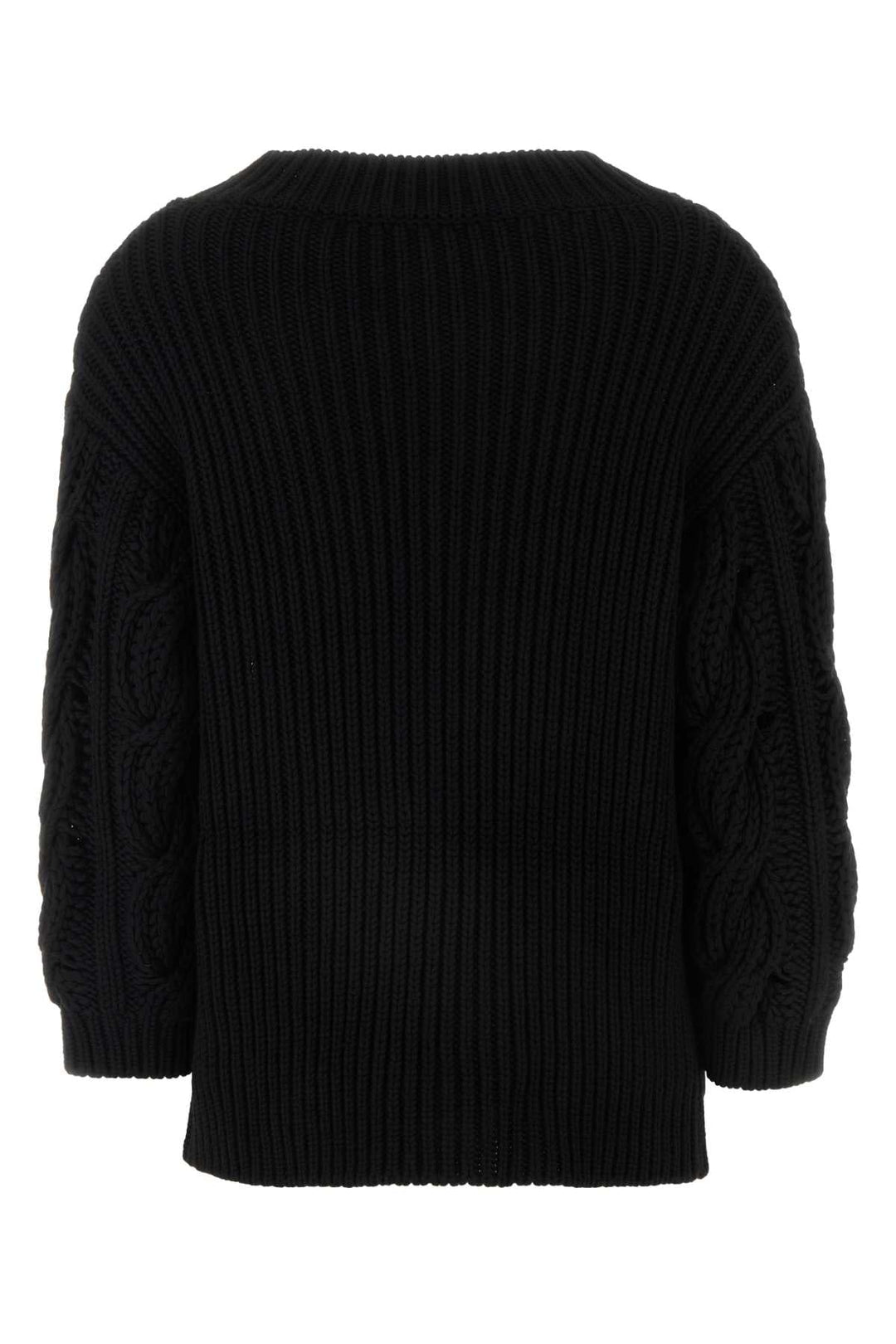 Valentino Garavani Women Black Wool Sweater