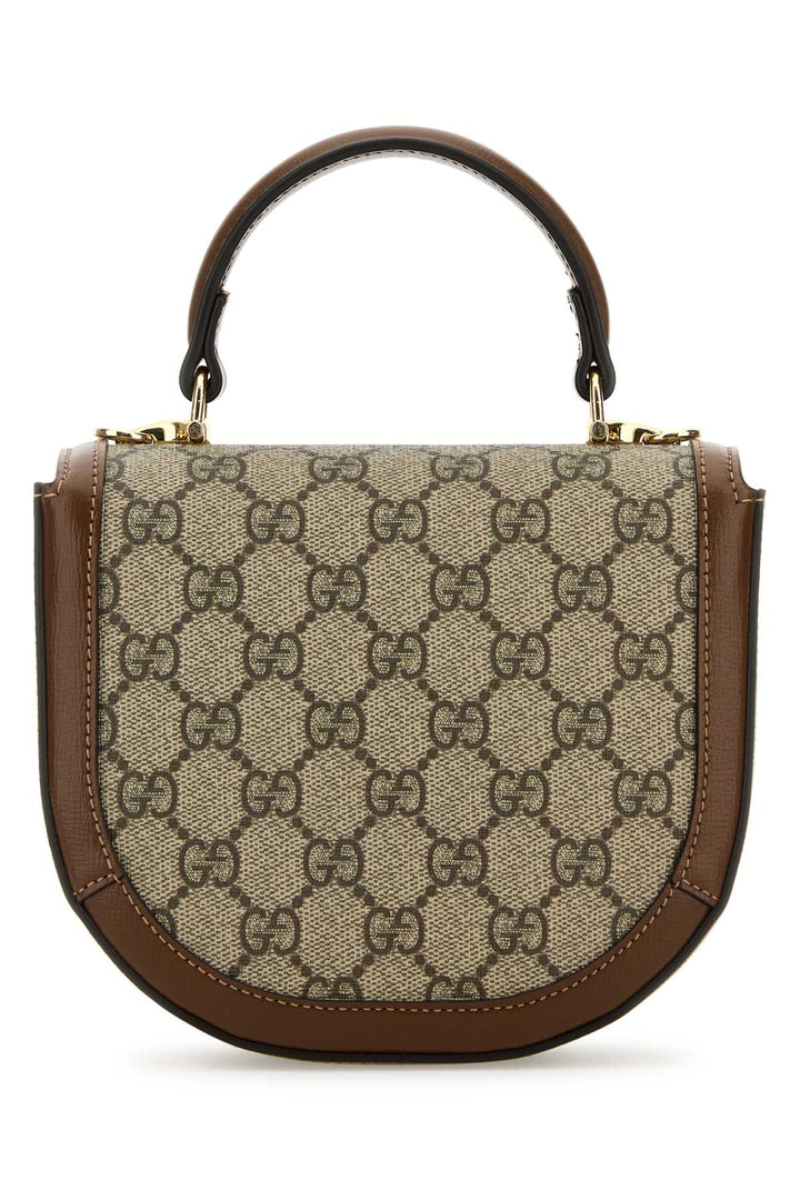 Gucci Women Gg Supreme Fabric Mini Horsebit 1955 Handbag