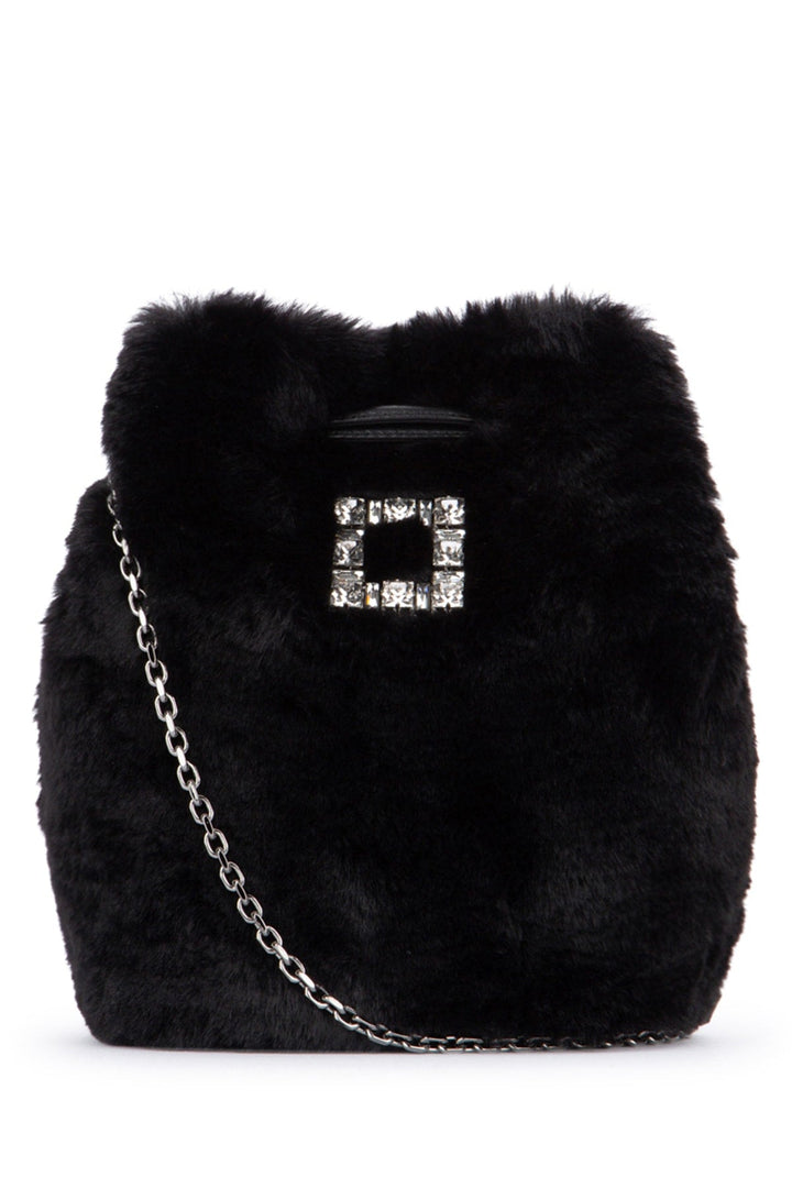 Roger Vivier Women Tres Vivier Aumoniere Fur