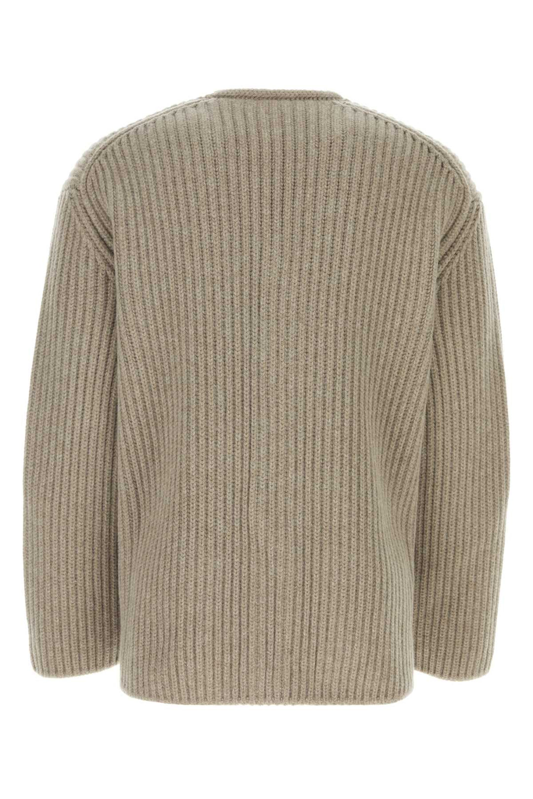 Bottega Veneta Men Cappuccino Wool Blend Cardigan