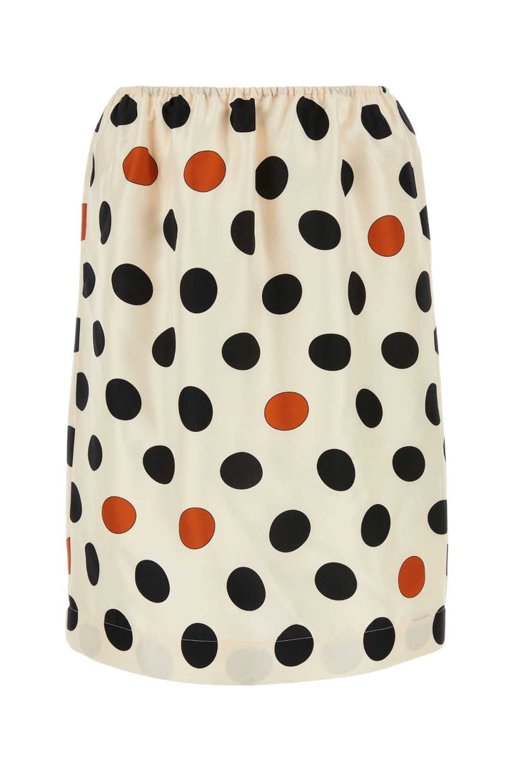 Bottega Veneta Women Printed Silk Skirt
