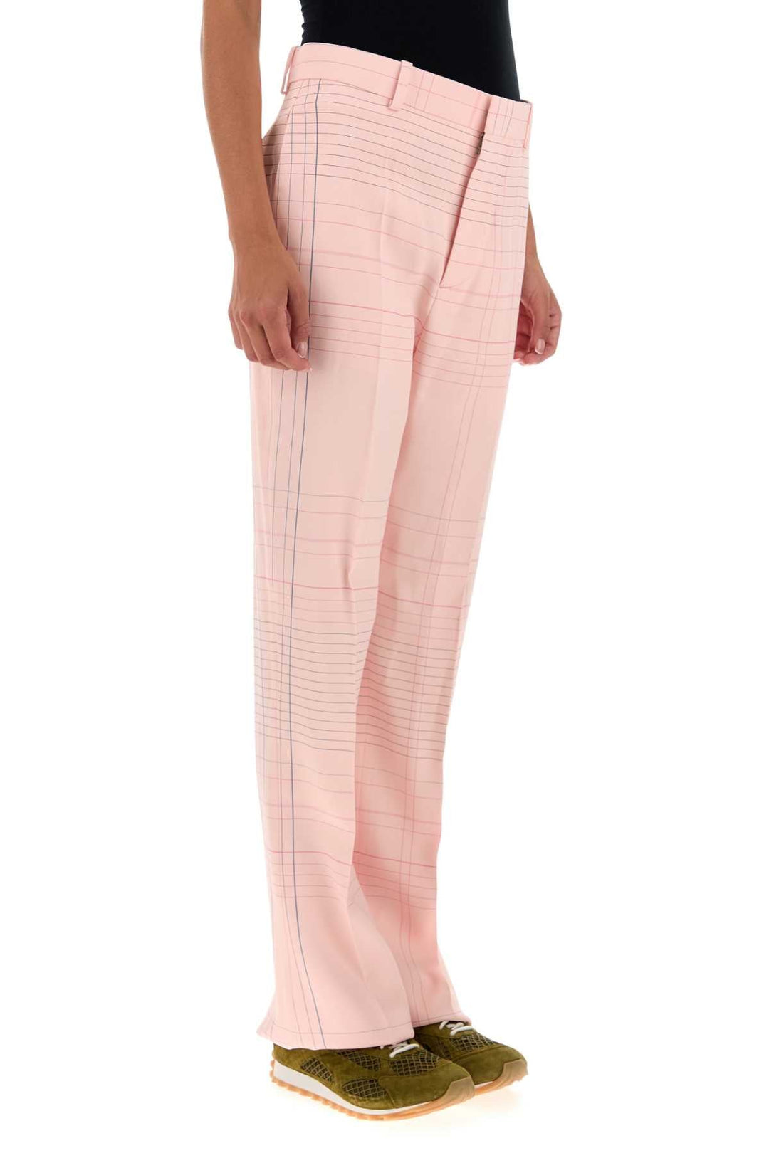 Bottega Veneta Women Pink Stretch Viscose Blend Pant