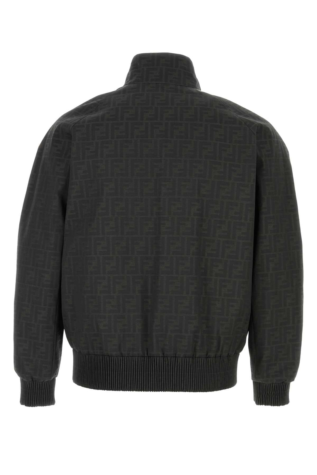 Fendi Men Embroidered Polyester Blend Bomber Jacket