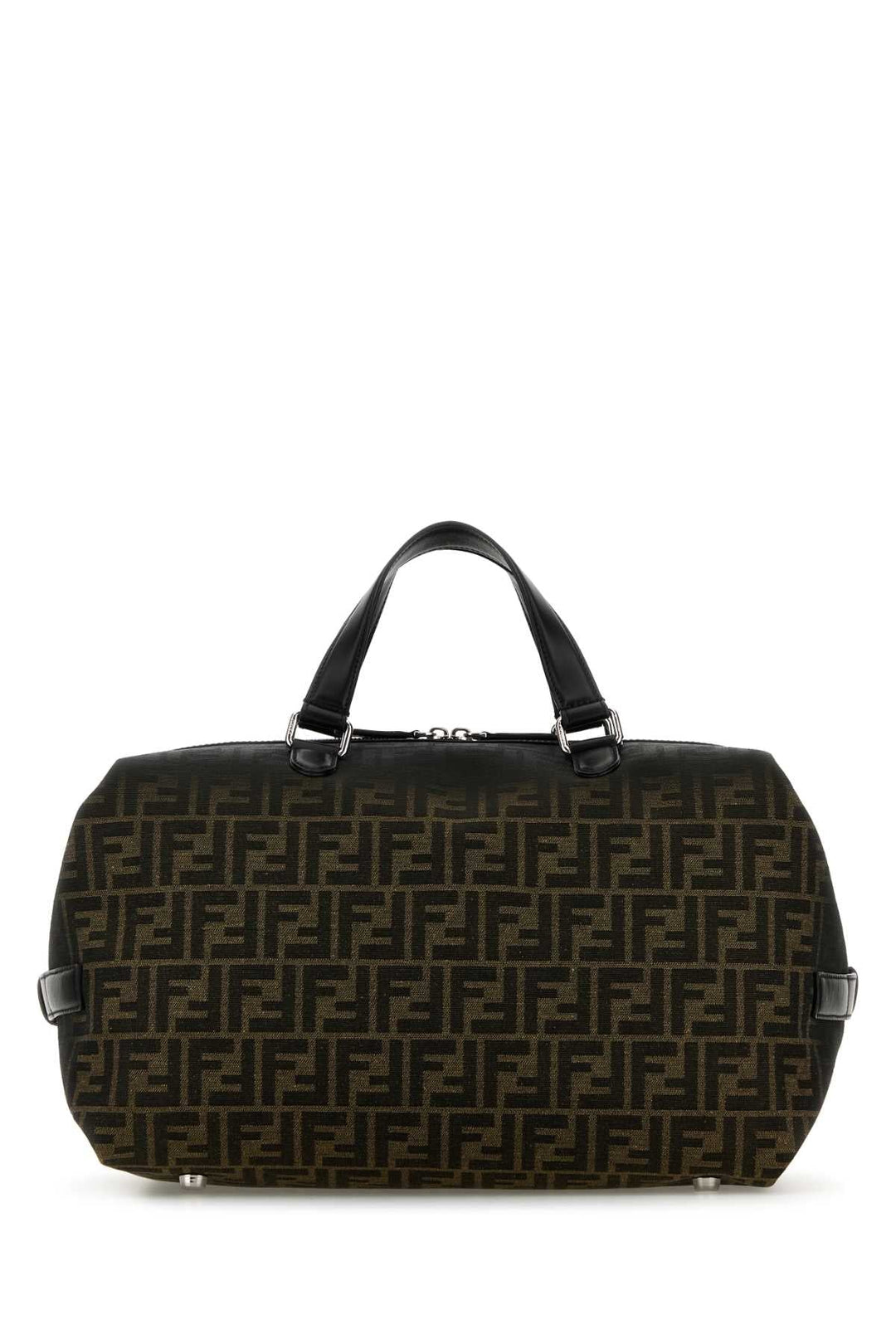 Fendi Men Embroidered Fabric Medium Fendi Siesta Ff Eclissi Travel Bag