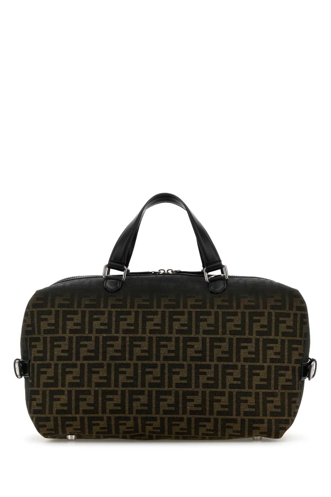 Fendi Men Embroidered Fabric Medium Fendi Siesta Ff Eclissi Travel Bag