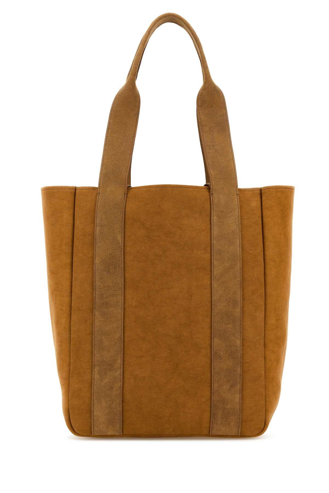 Jw Anderson Women Camel Canvas Workwear Shopping Bag