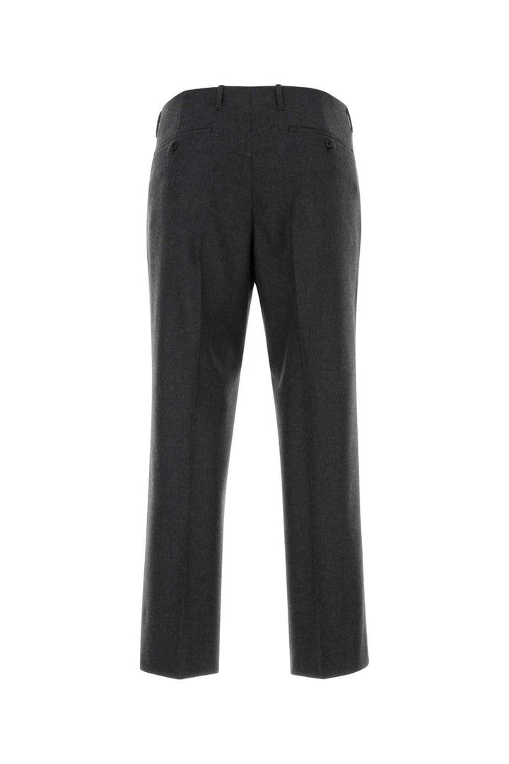 Black pants on a white background