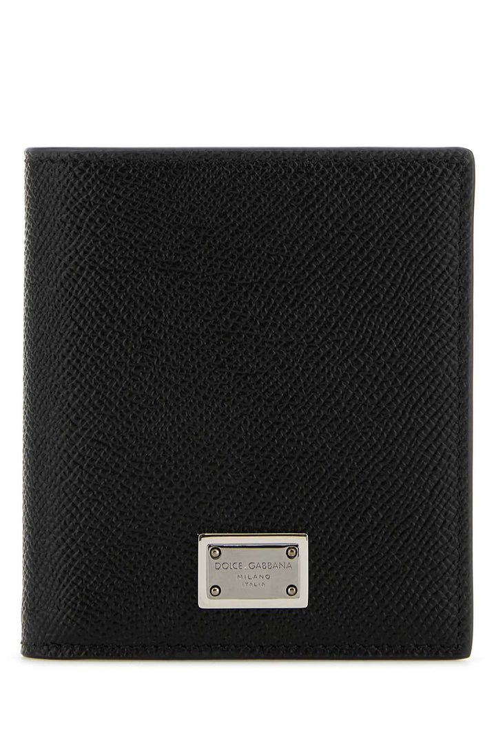 Dolce & Gabbana Men Black Leather Wallet