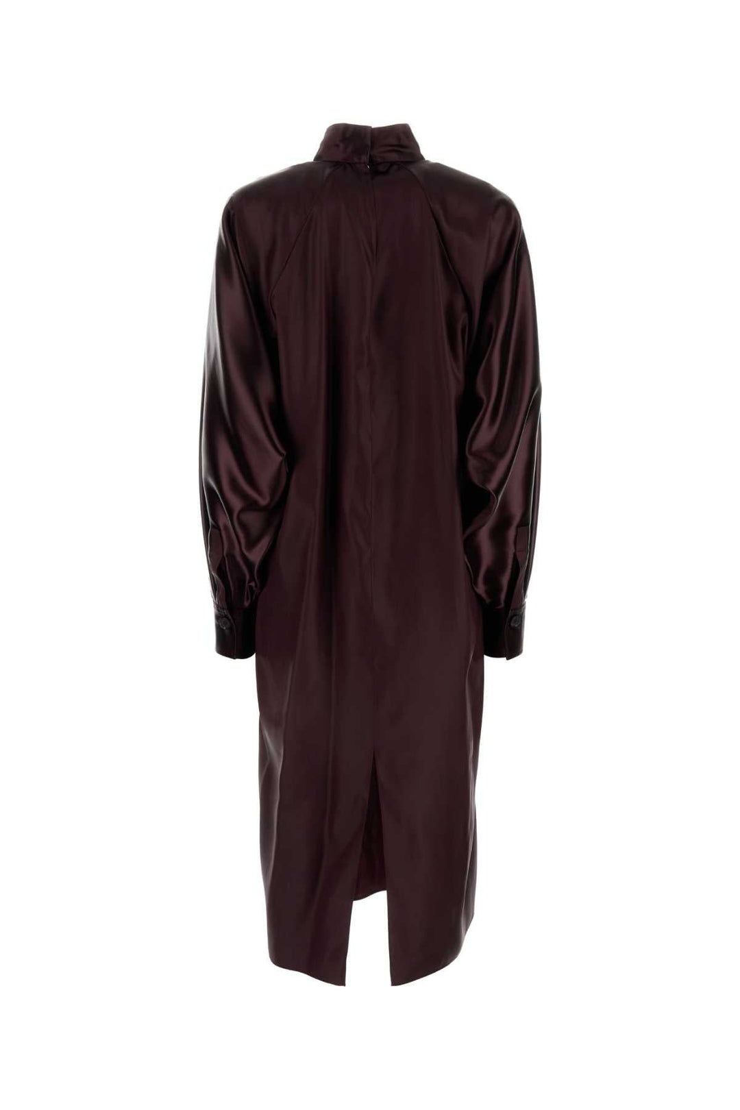 Salvatore Ferragamo Women Burgundy Satin Dress