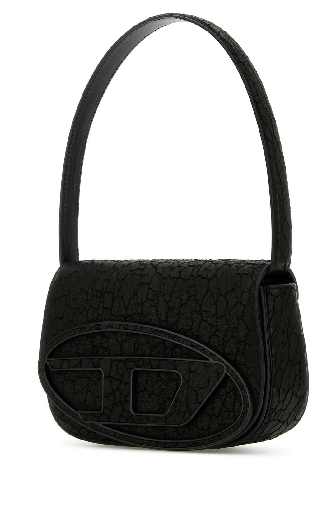 Diesel Women Black Leather 1Dr Shoulder Bag