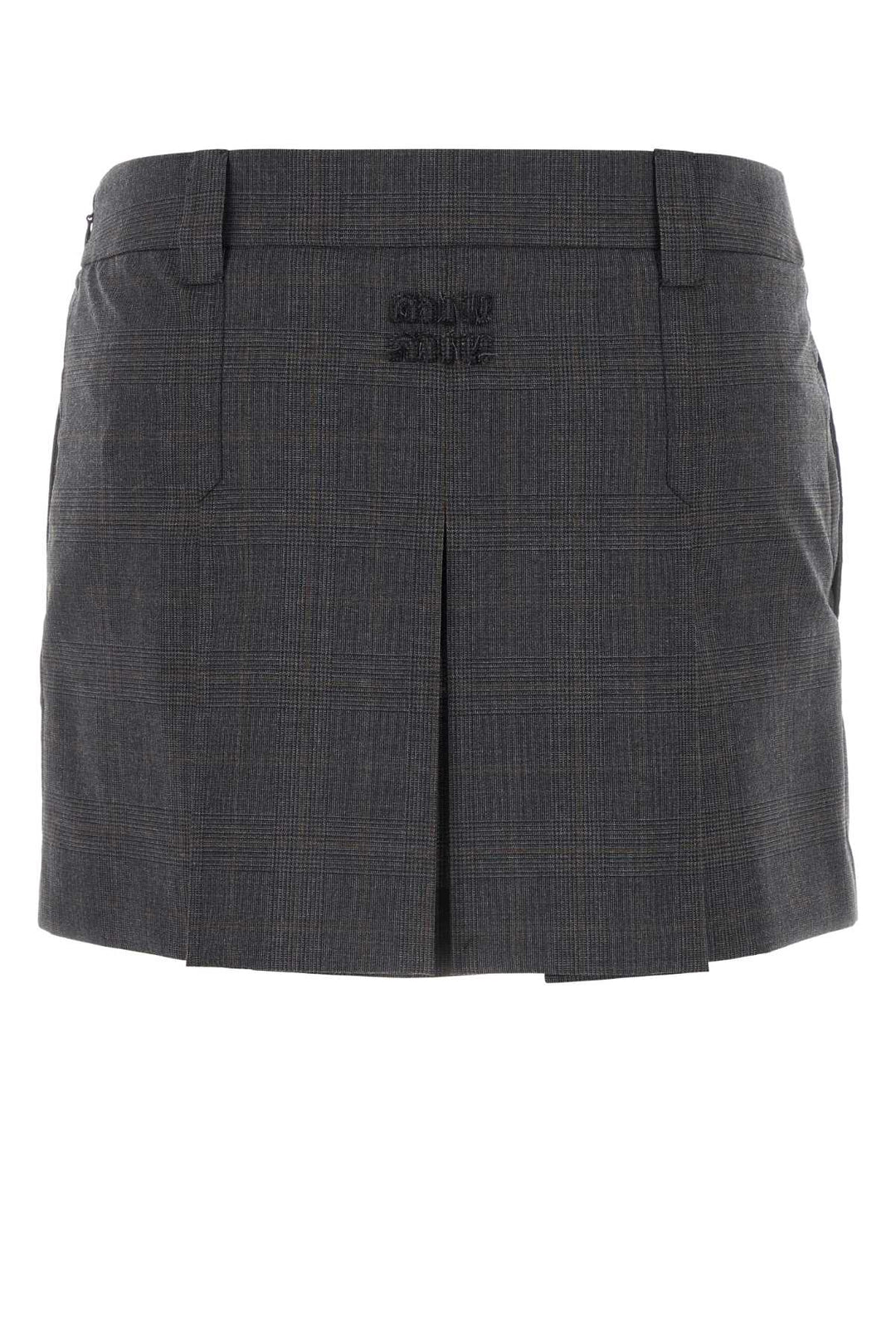 Miu Miu Women Glencheck Mini Skirt