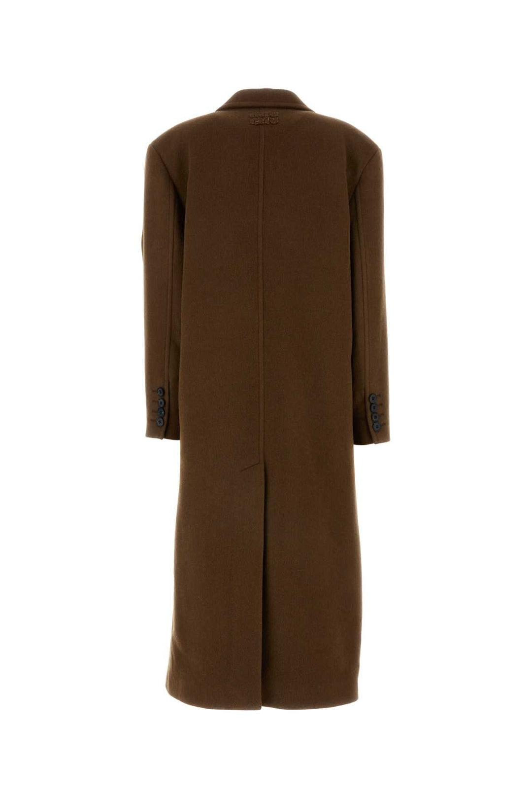 Miu Miu Women Brown Wool Coat