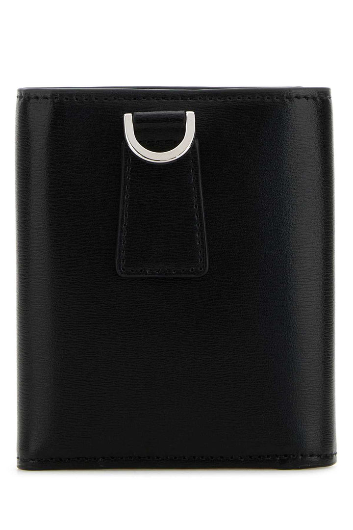 Versace Men Black Leather Wallet