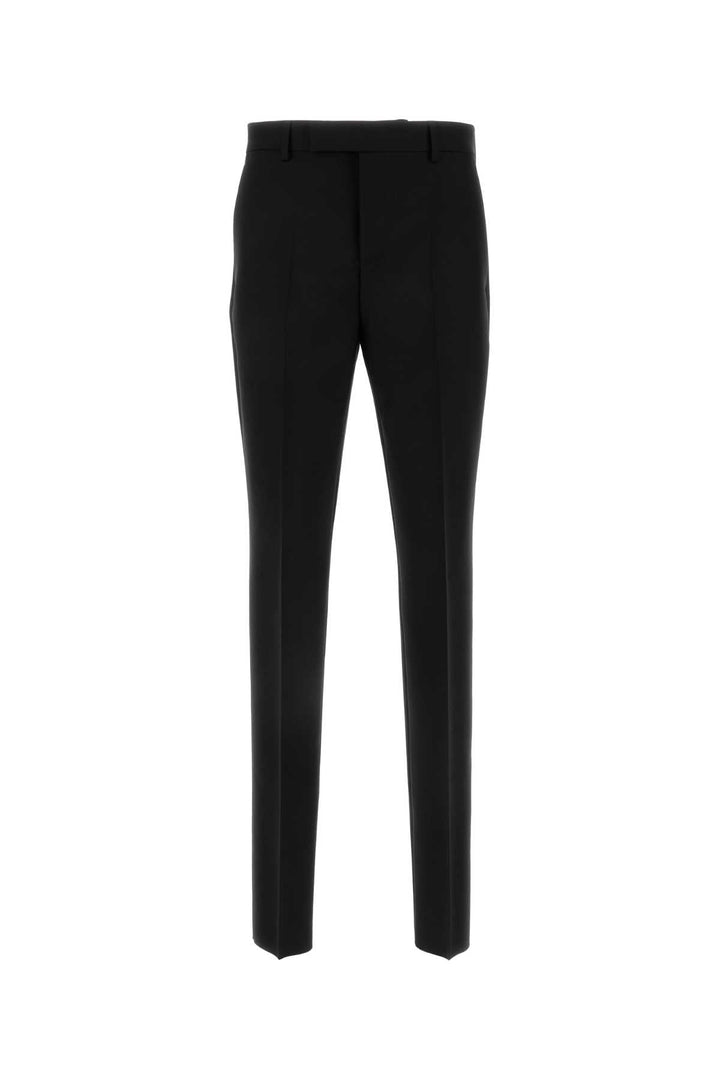 Versace Men Black Wool Blend Pant
