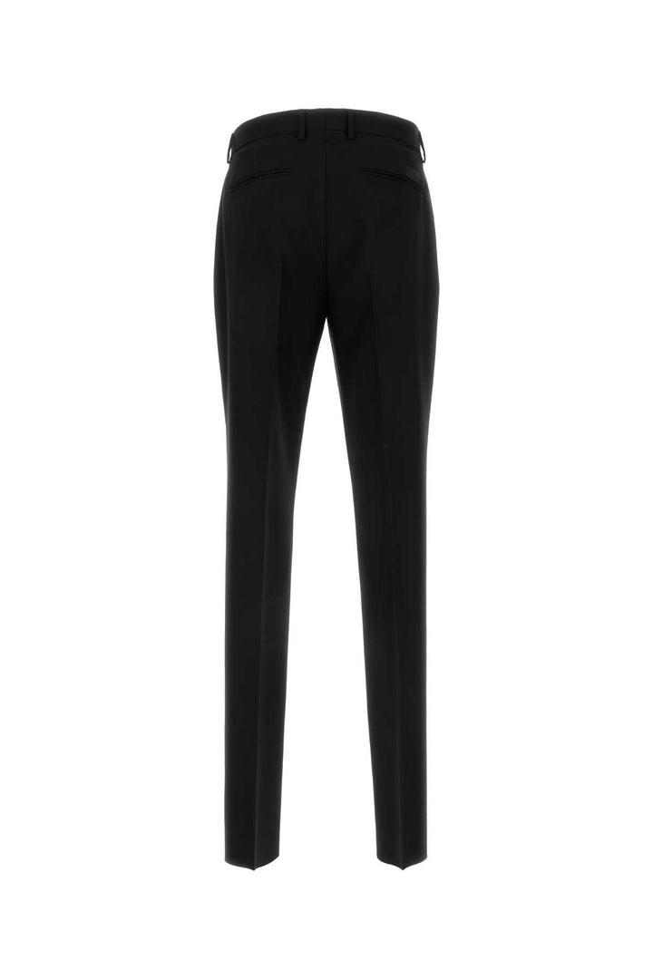 Versace Men Black Wool Blend Pant