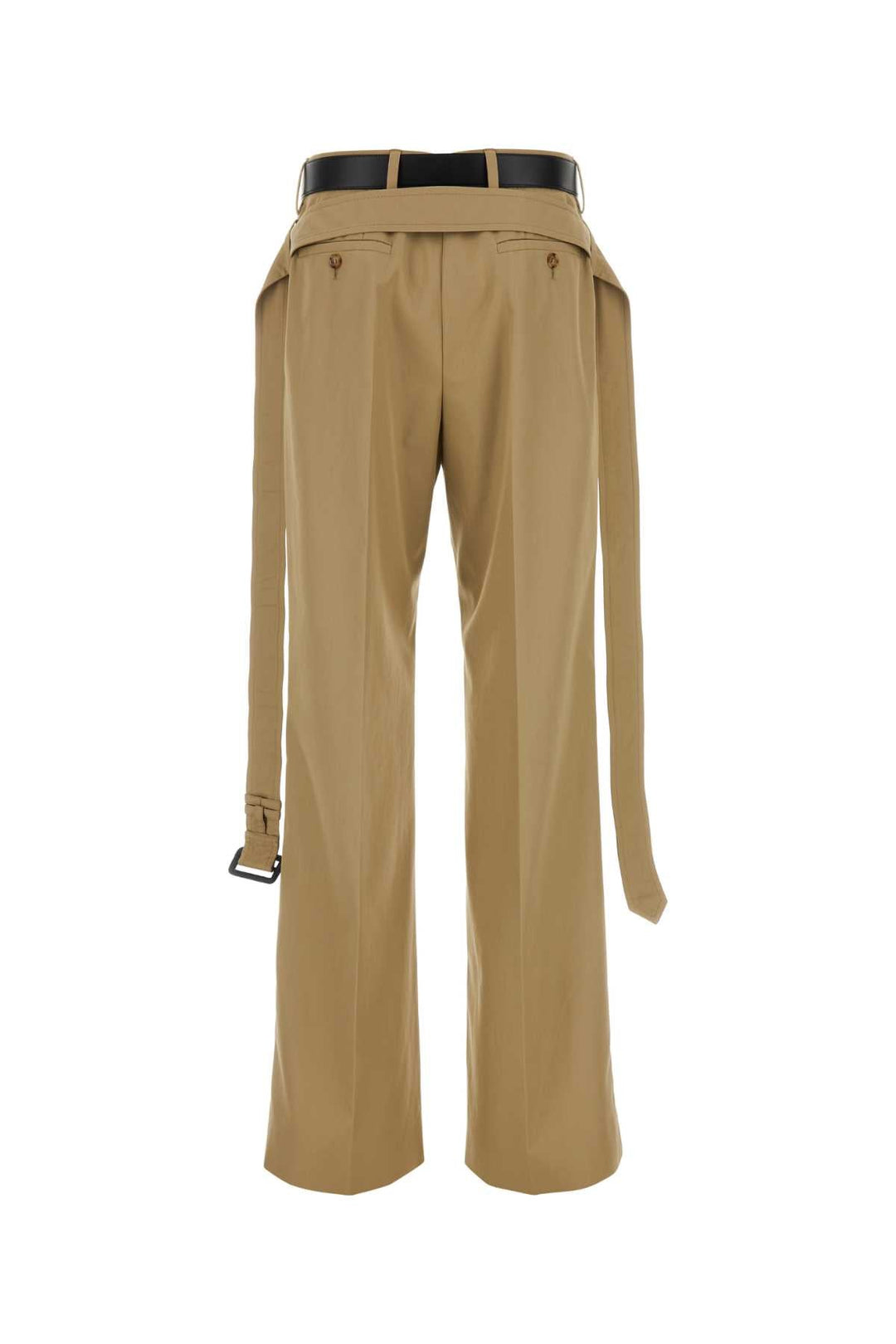 Prada Women Cappuccino Twill Pant