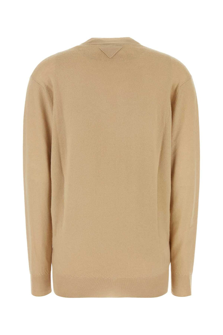Prada Women Beige Cashmere Cardigan