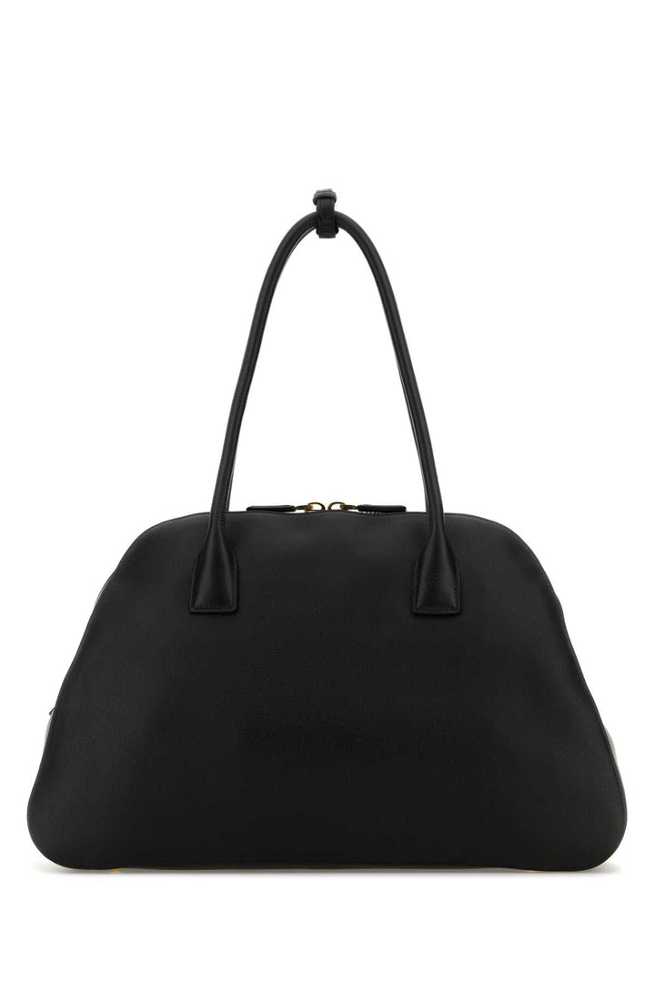 Prada Women Black Leather Medium Shopping Bag