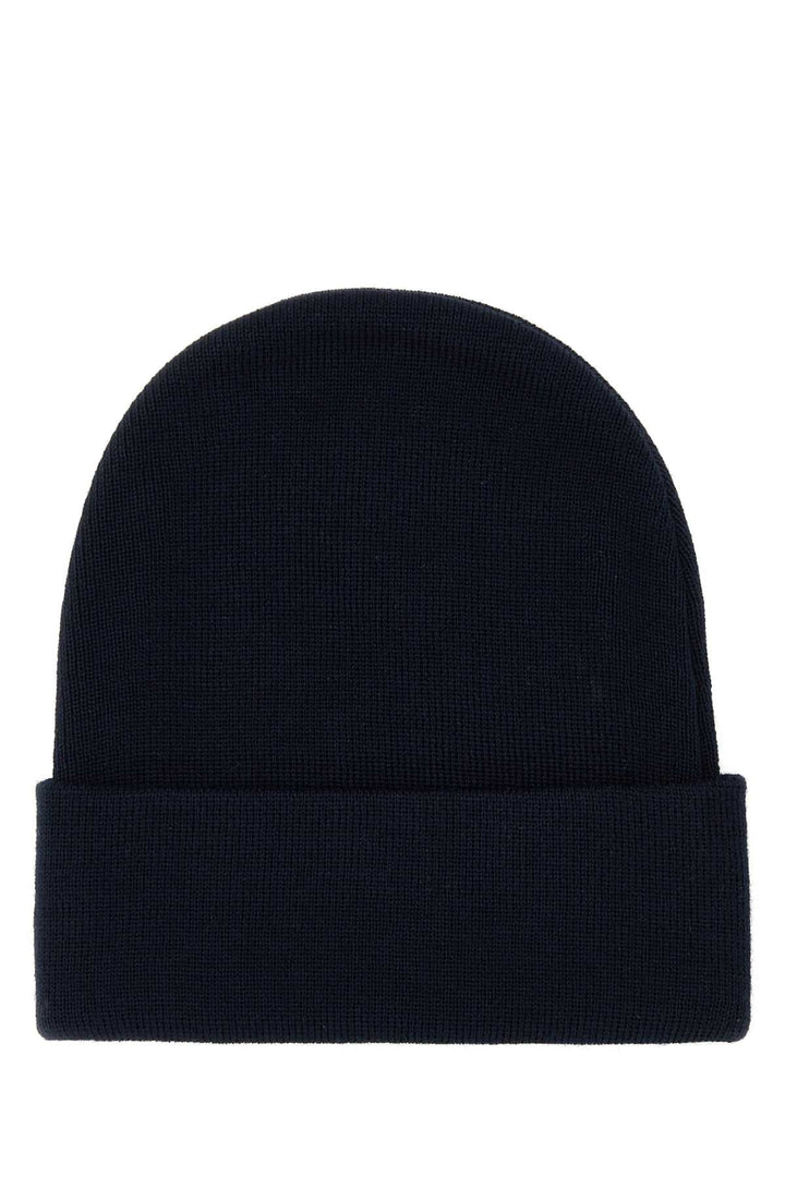 Gucci Men Dark Blue Wool Beanie Hat