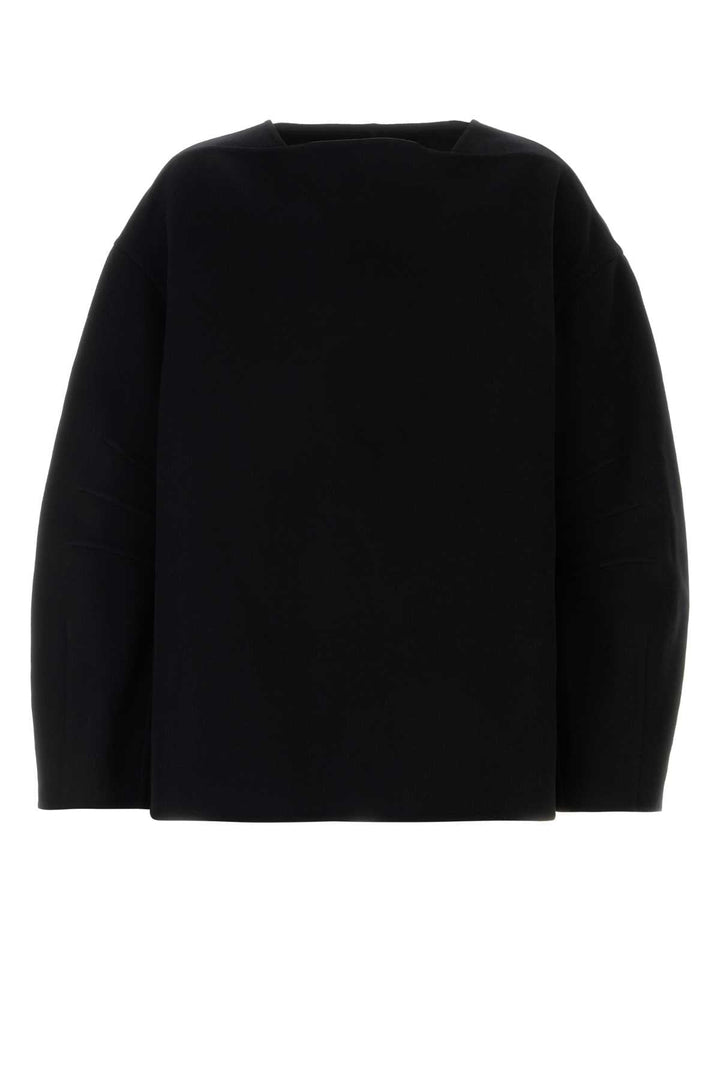 Jil Sander Men Black Wool Oversize Sweater