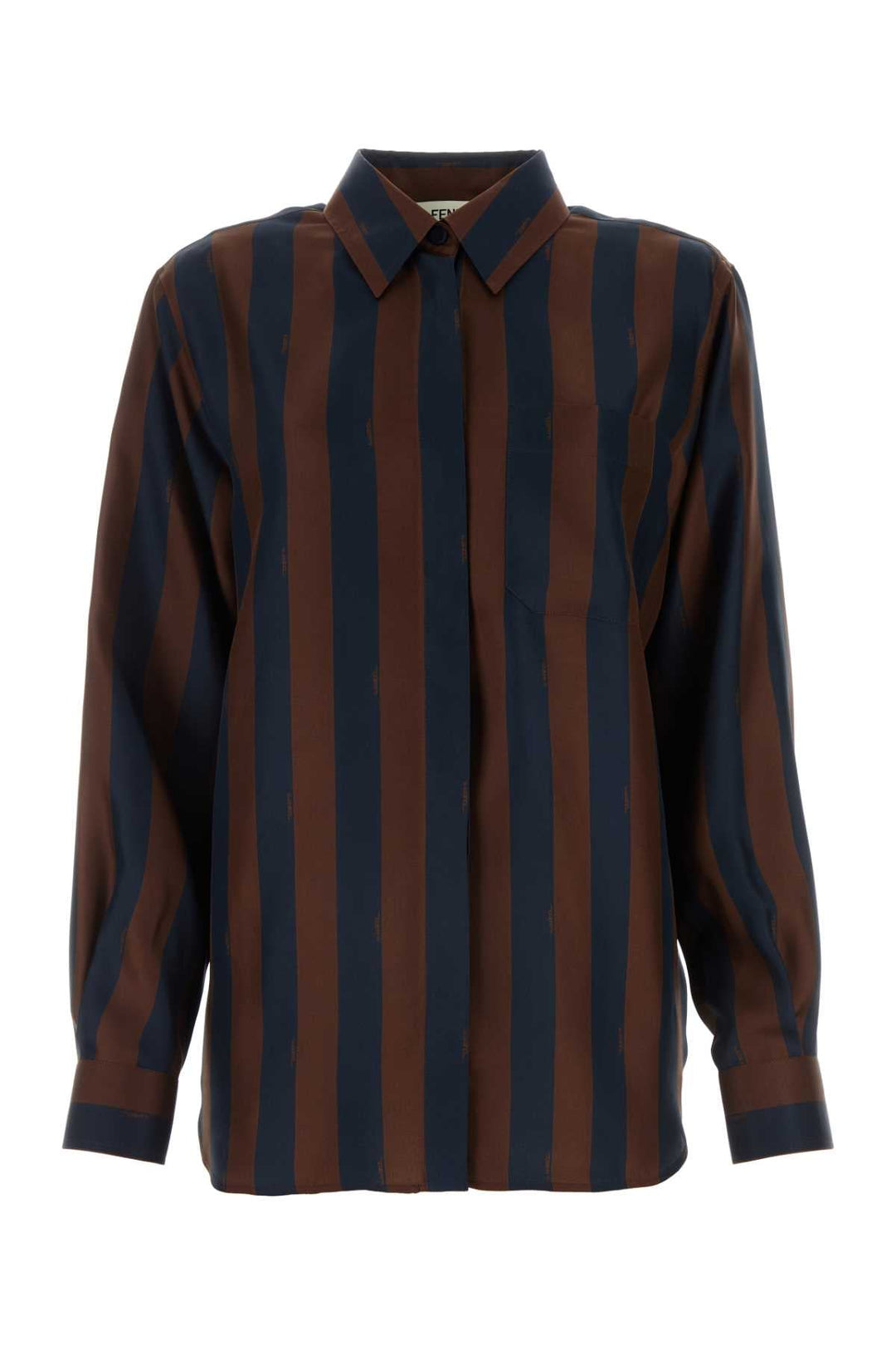 Fendi Women Printed Silk Shirt