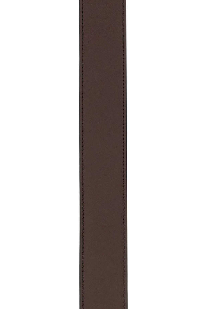 Miu Miu Women Chocolate Leather Belt