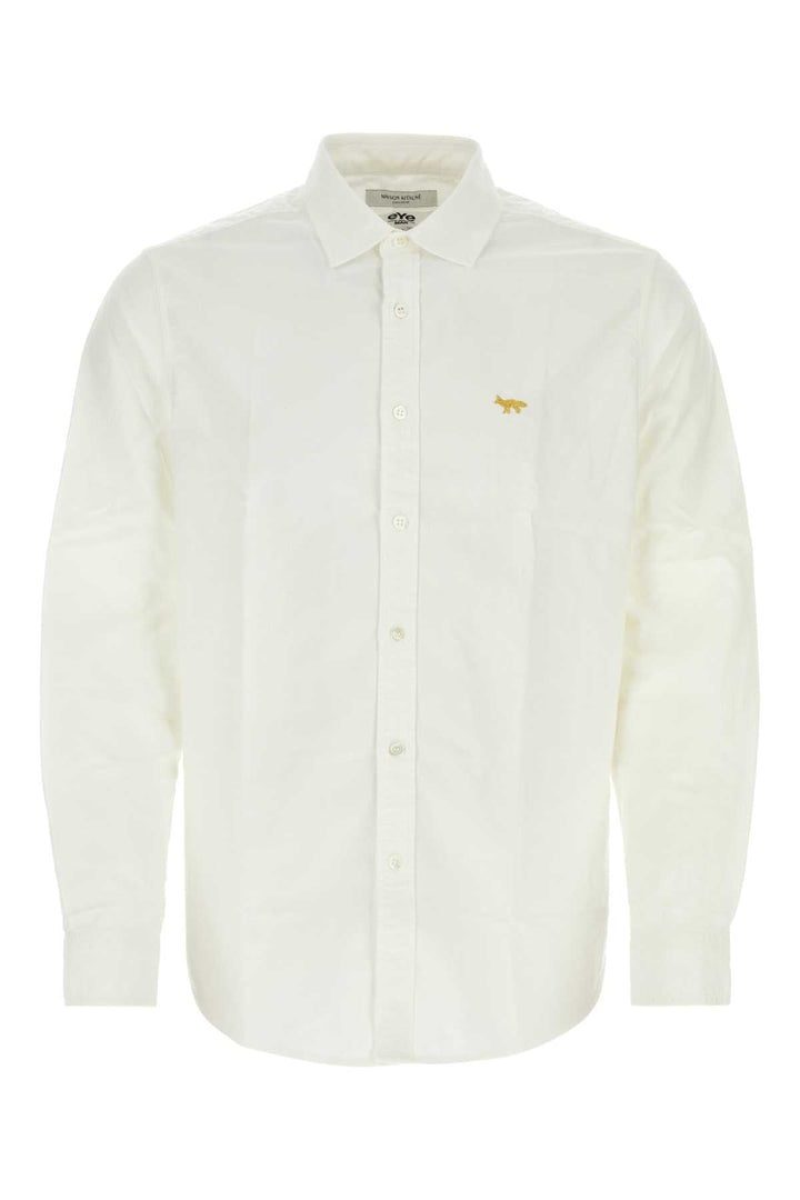 Junya Watanabe Men White Poplin Junya Watanabe X Maison Kitsune Shirt