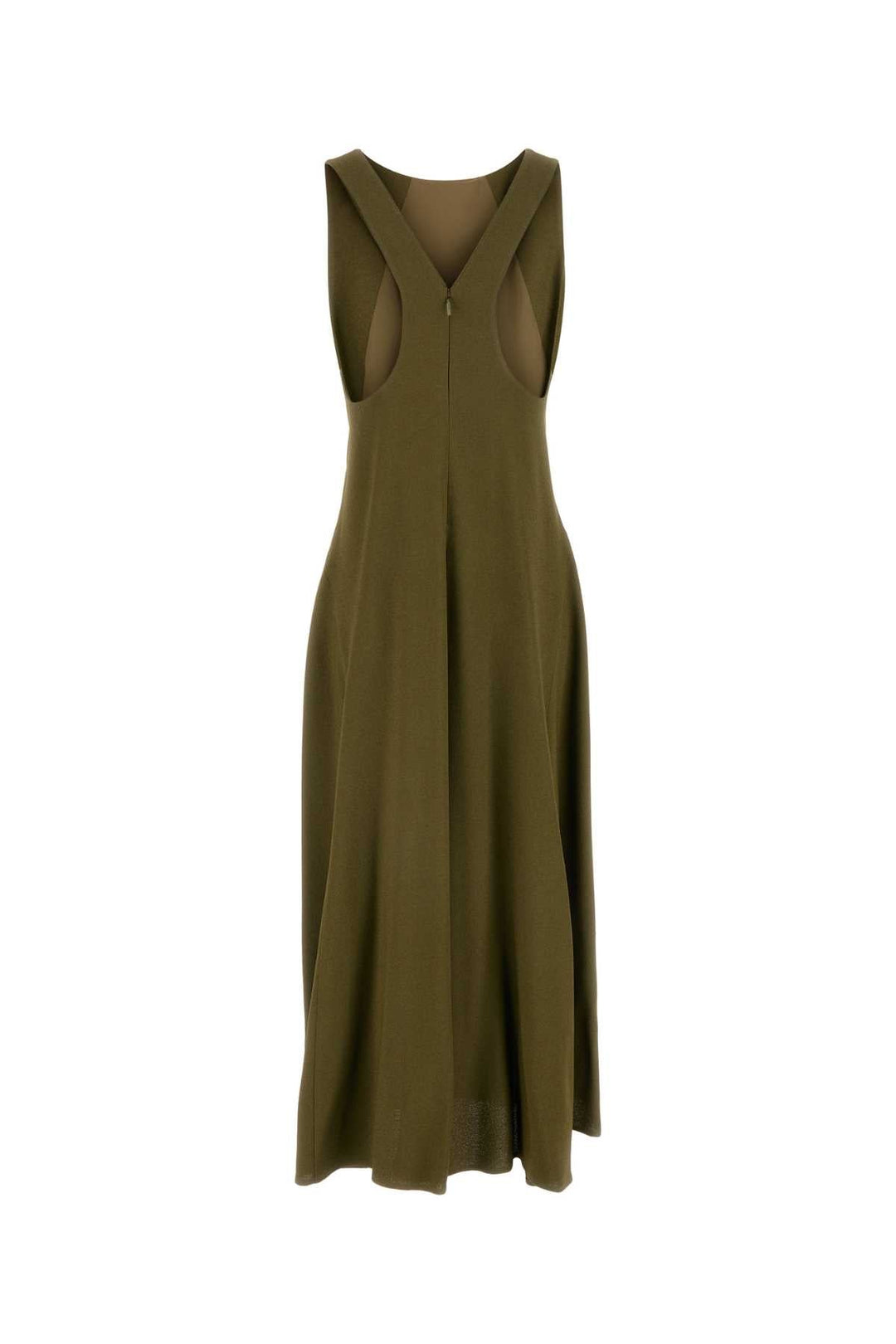 Fendi Women Olive Green Sable Dress