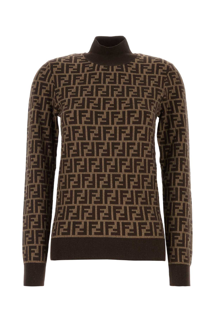 Fendi Women Embroidered Cotton Sweater