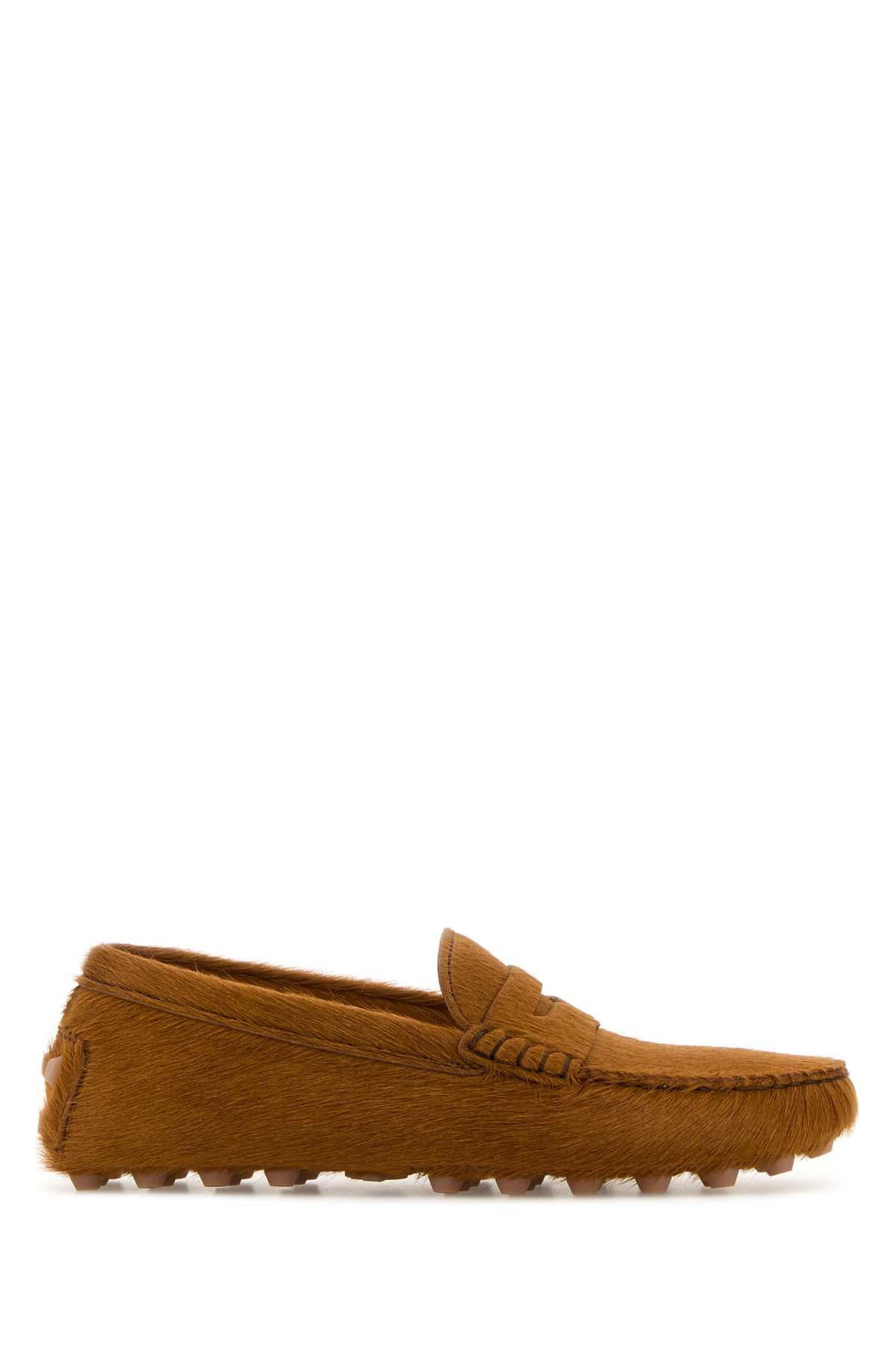 Tod's Women Caramel Calf Hair Loafers