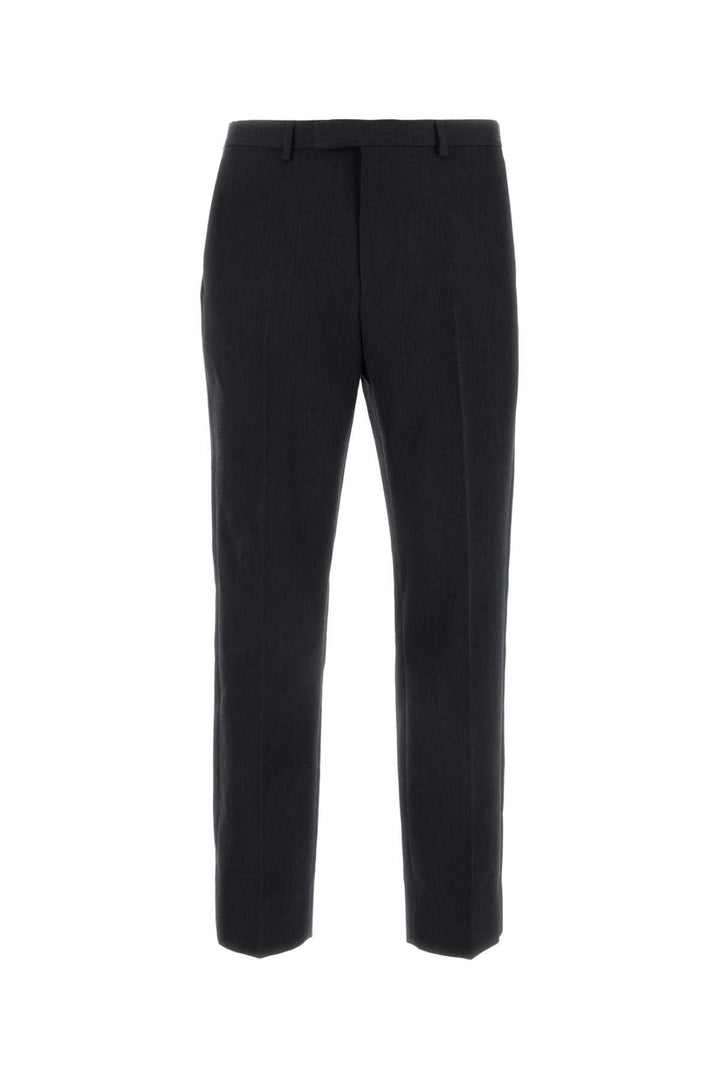 Gucci Men Charcoal Wool Pant