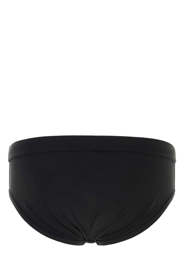 Dolce & Gabbana Men Black Stretch Nylon Swimming Brief