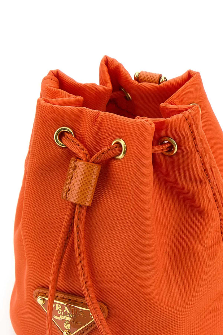 Prada Women Orange Re-Nylon Re-Edition 1978 Key Ring