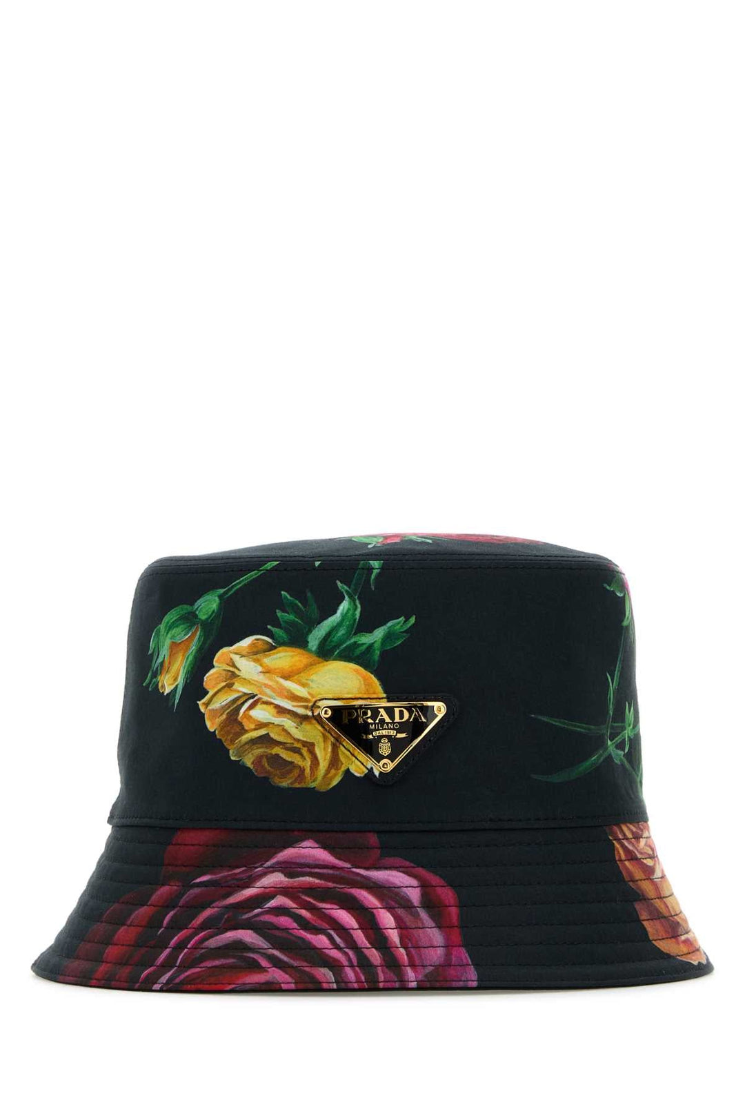 Prada Women Printed Cotton Bucket Hat