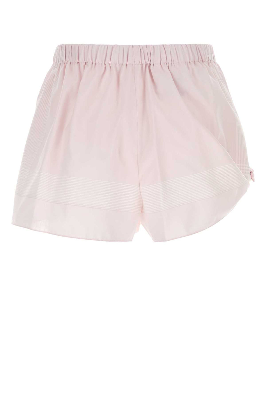 Prada Women Pastel Pink Cotton Shorts