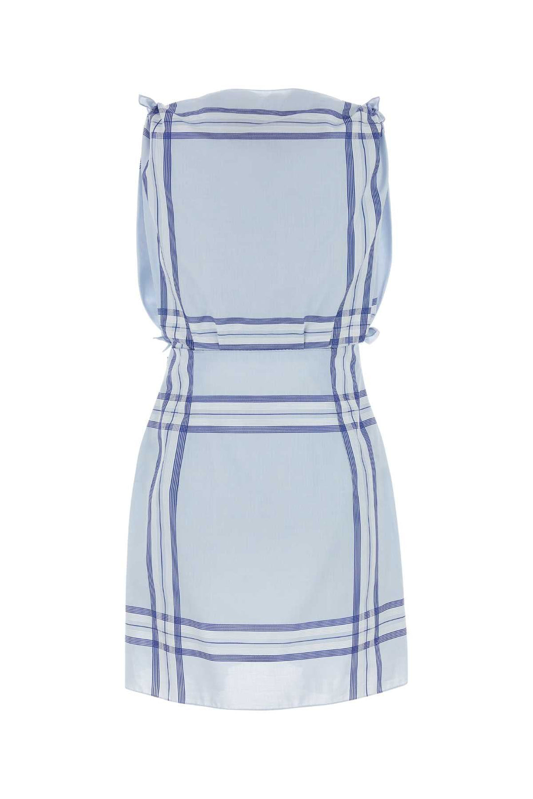 Prada Women Embroidered Cotton Mini Dres