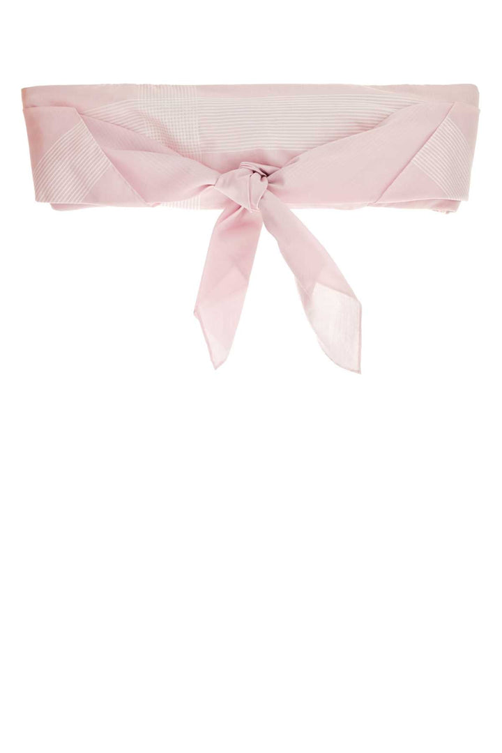 Prada Women Pastel Pink Cotton Crop-Top