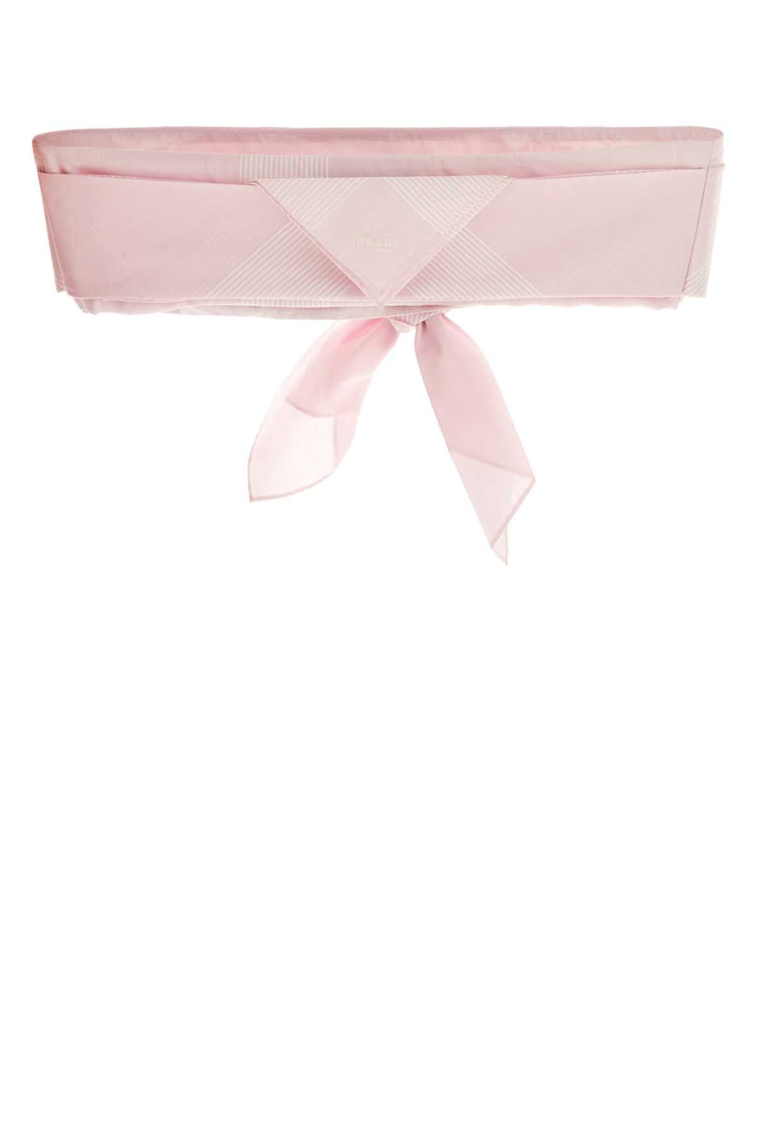 Prada Women Pastel Pink Cotton Crop-Top