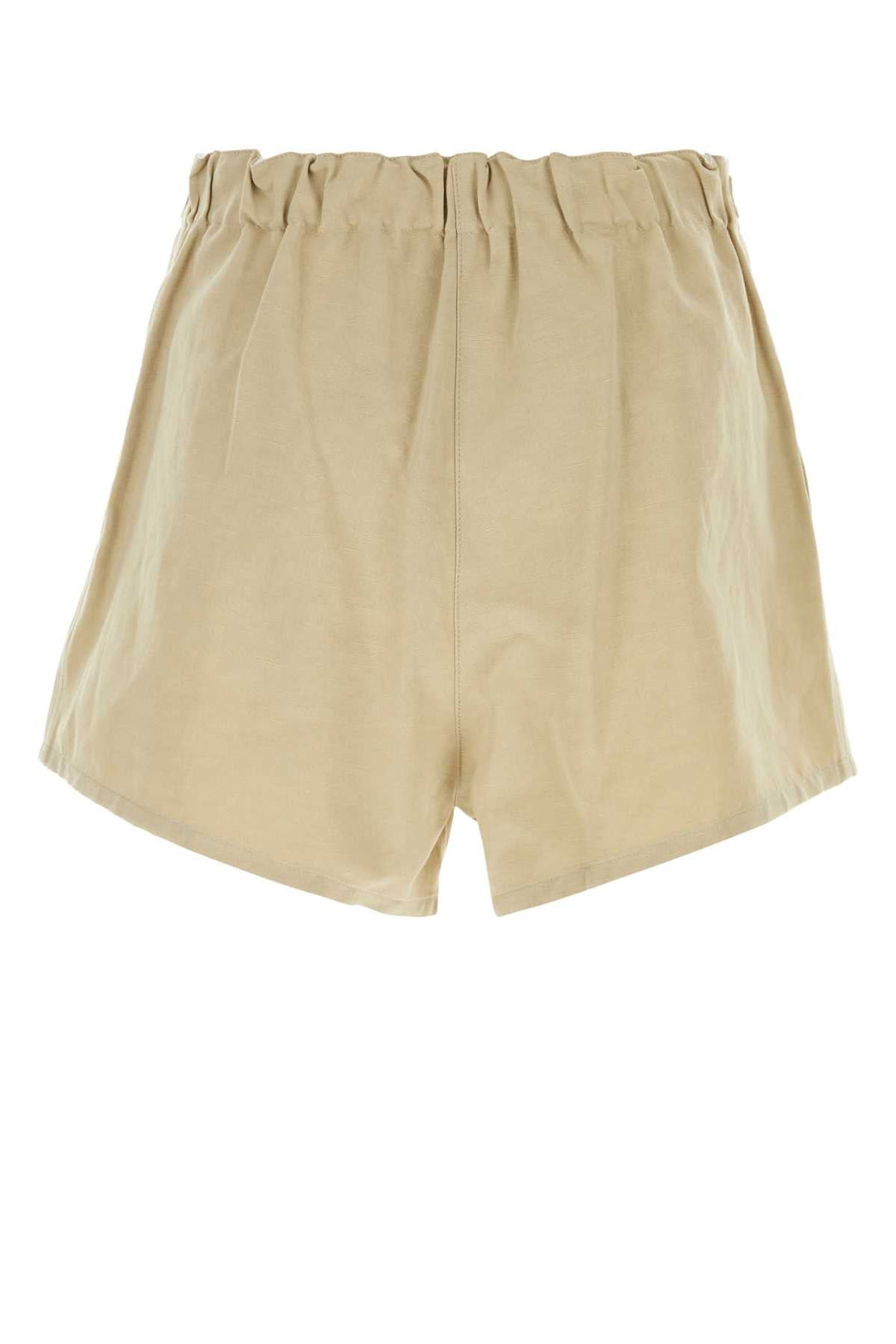Prada Women Beige Cotton Blend Shorts
