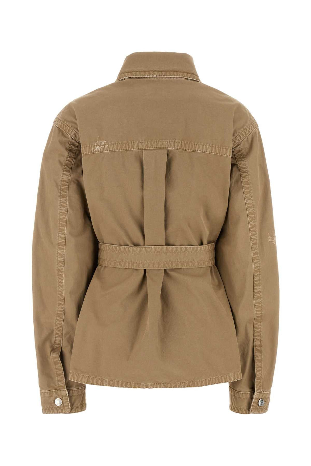 Dsquared Women Beige Cotton Jacket