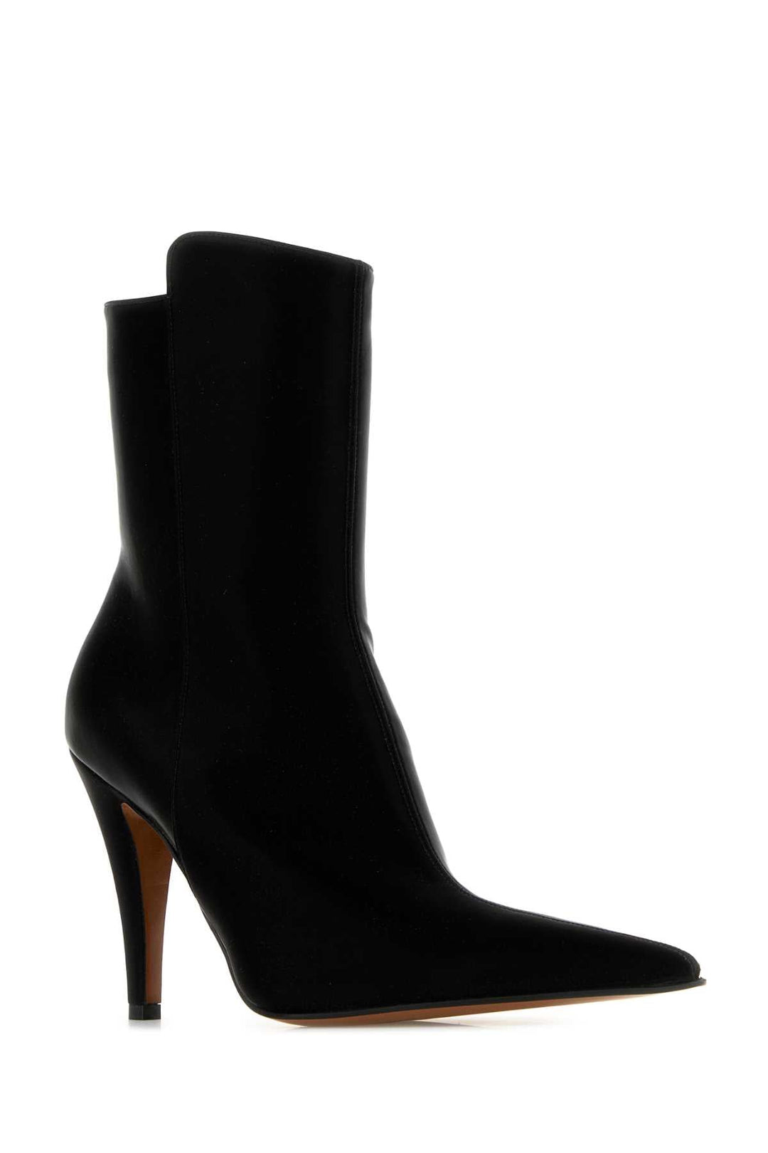 Alexander Mcqueen Women Black Fabric Birdee Ankle Boots