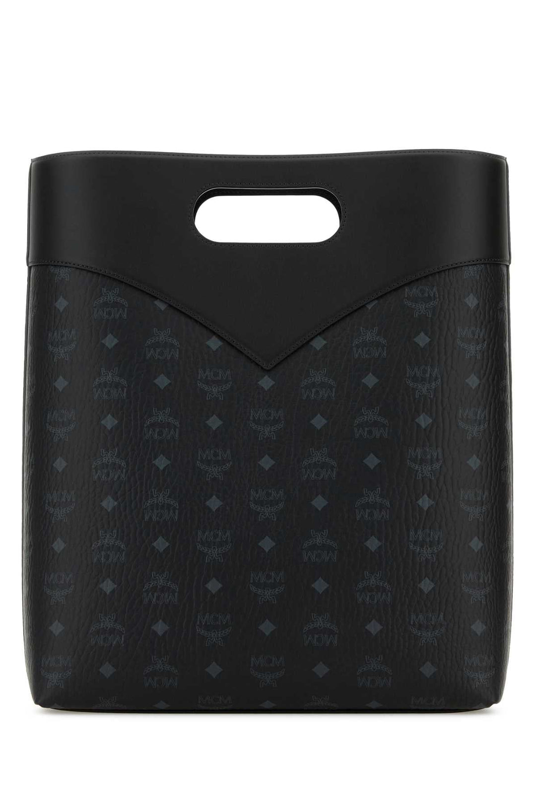 Mcm Women Printed Canvas Shopping Bag