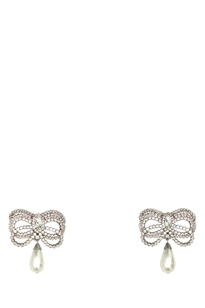 Alessandra Rich Women Embellished Metal Earrings