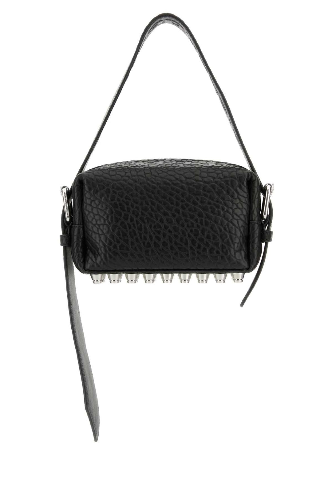 Alexander Wang Women Black Leather Small Ricco Shoulder Bag
