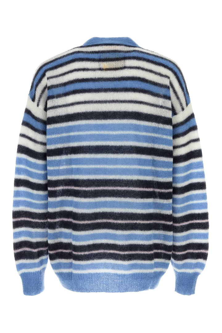 Marni Men Embroidered Mohair Blend Cardigan