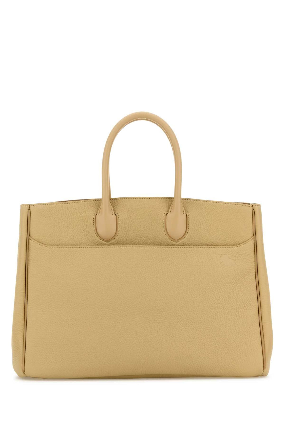 Burberry Women Beige Leather Medium Rocking Horse Handbag