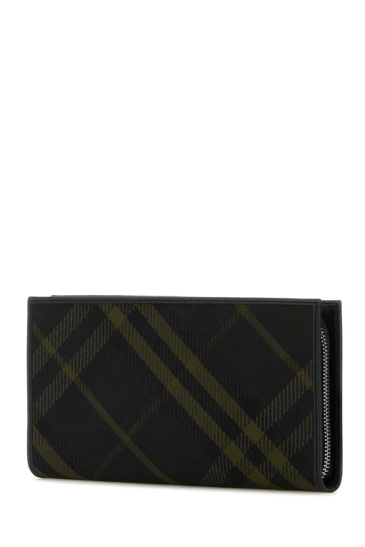 Burberry Men Printed E-Canvas Wallet