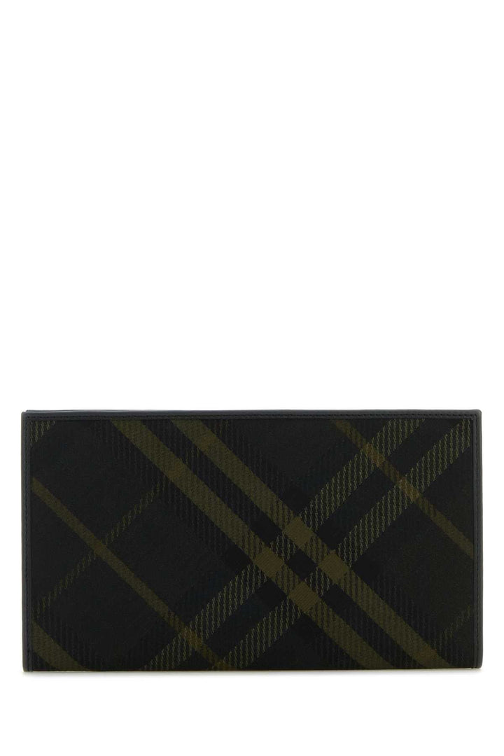 Burberry Men Printed E-Canvas Wallet