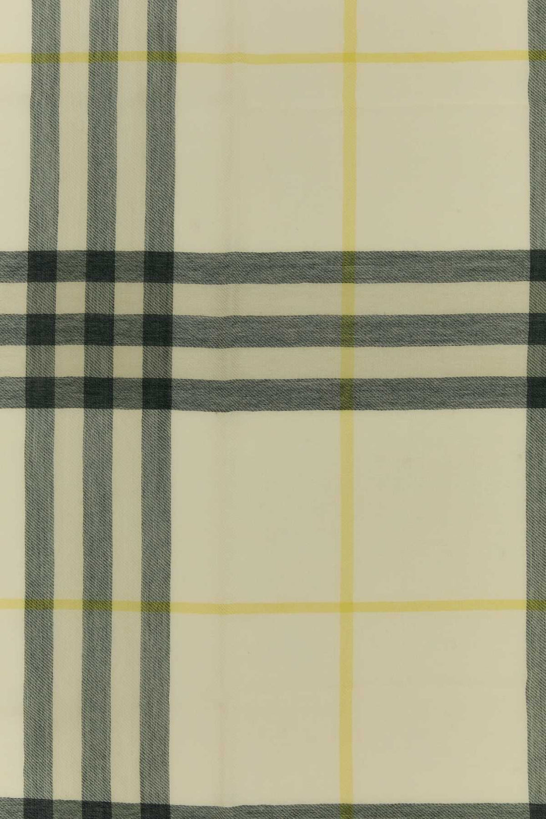 Burberry Unisex Embroidered Wool Scarf