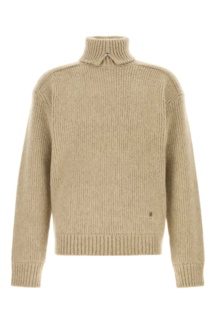 Burberry Men Cappuccino Wool Blend Sweater